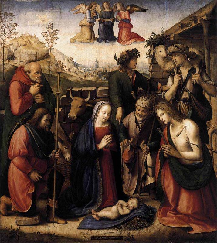 Ridolfo Ghirlandaio The Adoration of the Shepherds